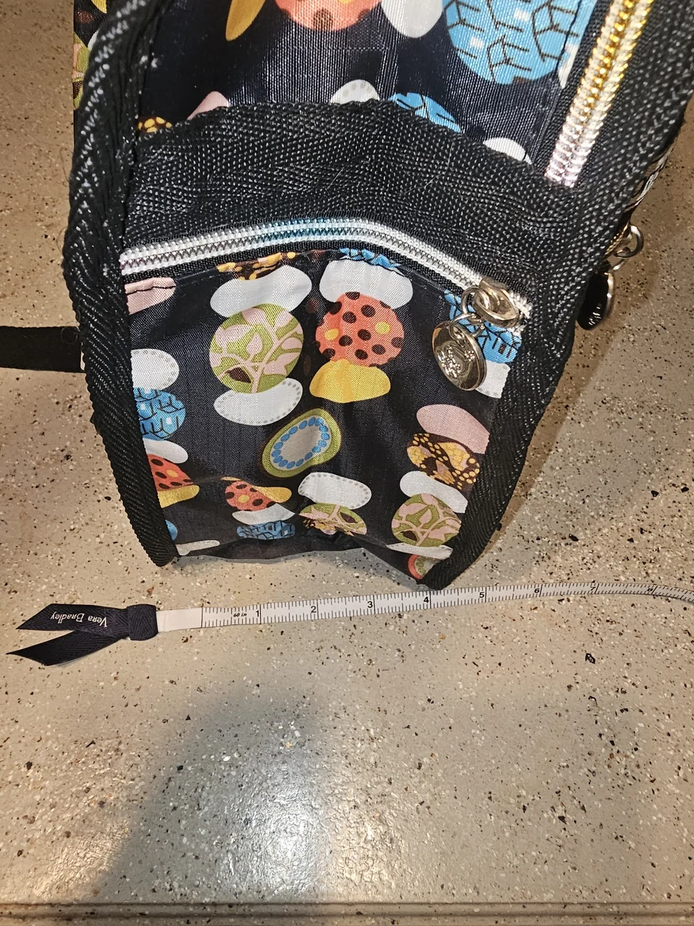 LeSportsac Navy Polka Dot Pattern Backpack